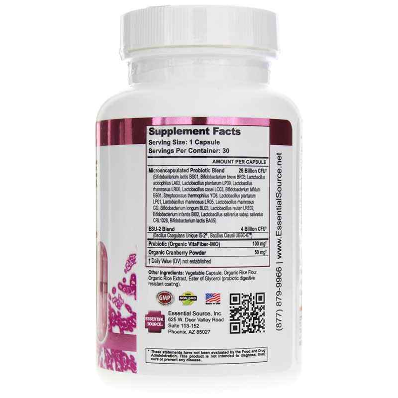 Tri Active Biotics for Women, 30 Capsules, by Essential Source, image #2