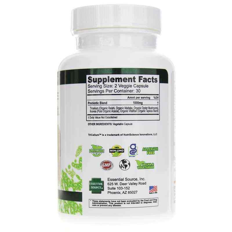 Tri Active Prebiotics, 60 Capsules, by Essential Source, image #2