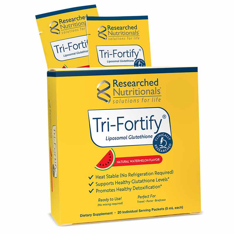 Tri-Fortify Liposomal Glutathione, Watermelon, by Researched Nutritionals