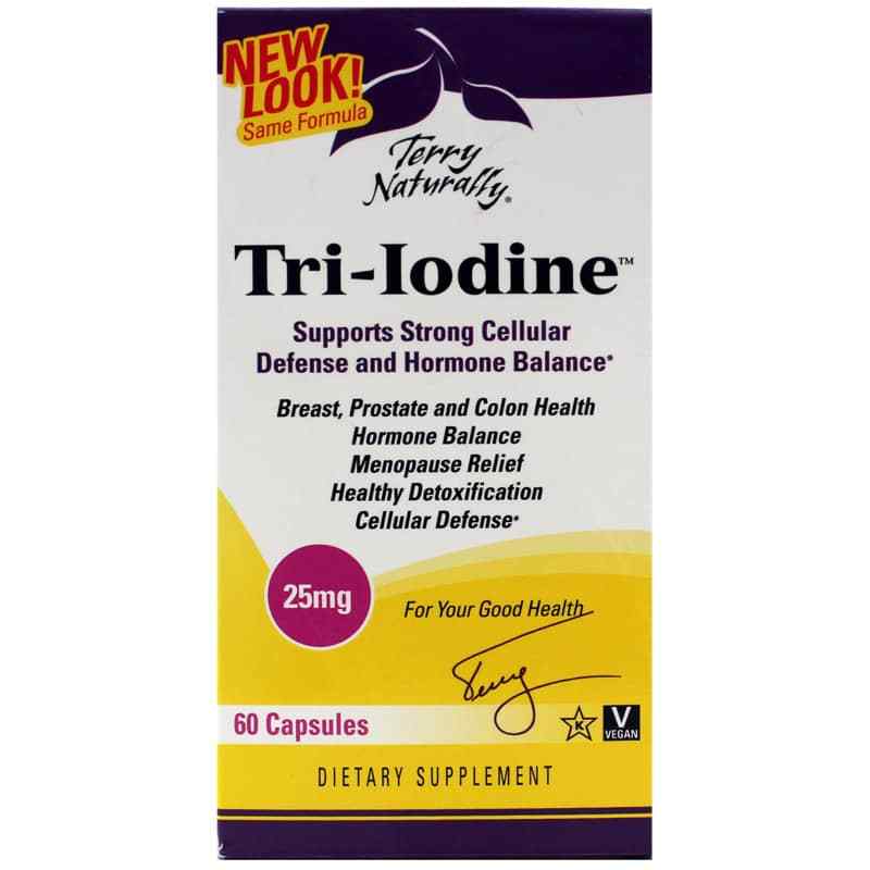 Tri-Iodine 25 Mg, by Terry Naturally