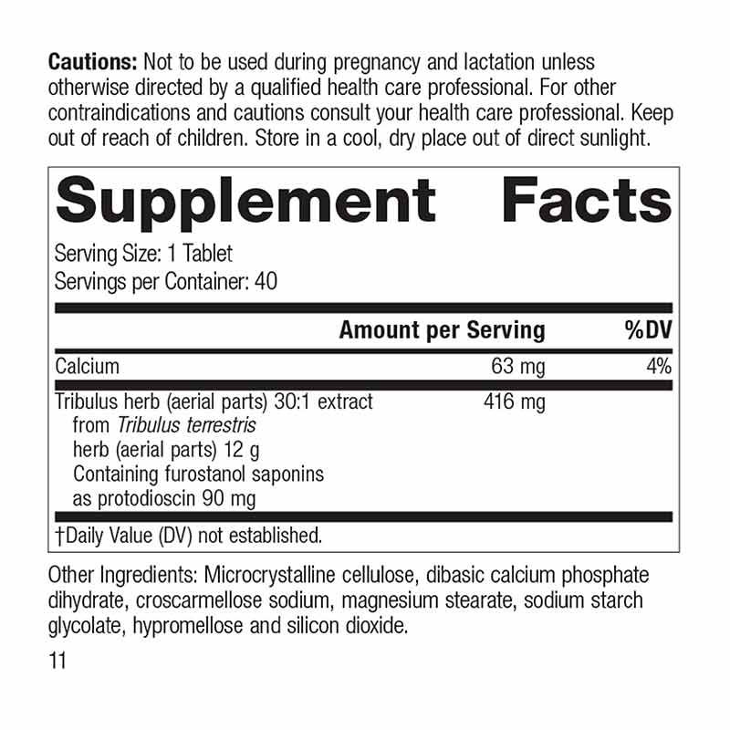 Tribulus, by Standard Process, image #2