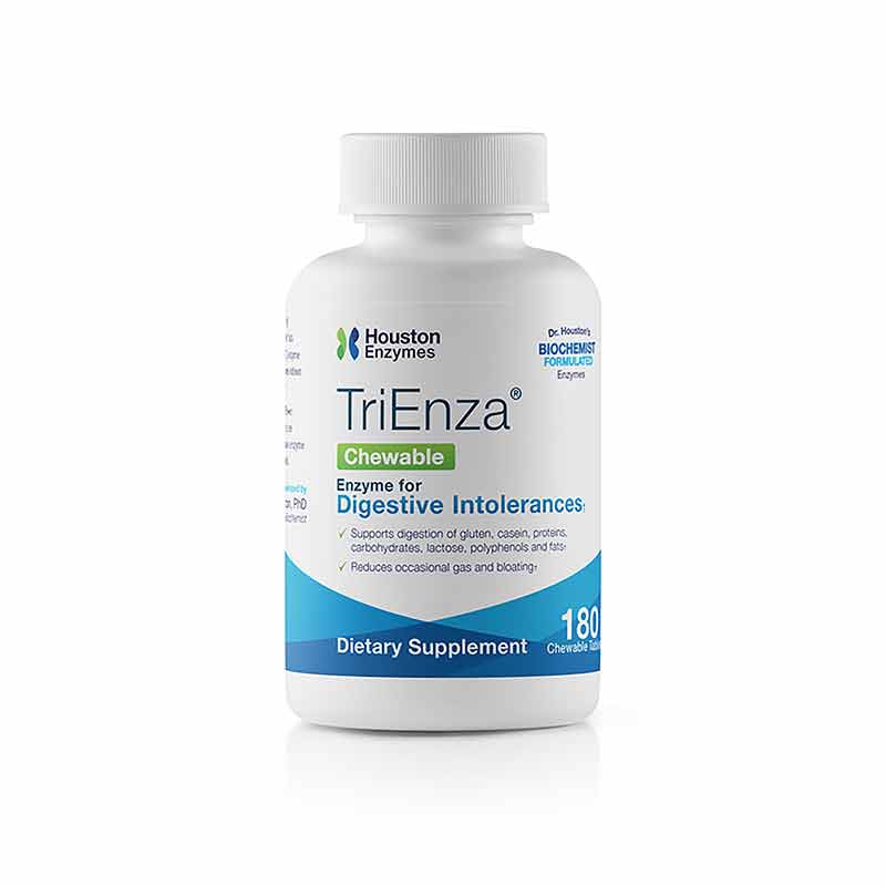 TriEnza Chewable for Digestive Intolerances, by Houston Enzymes