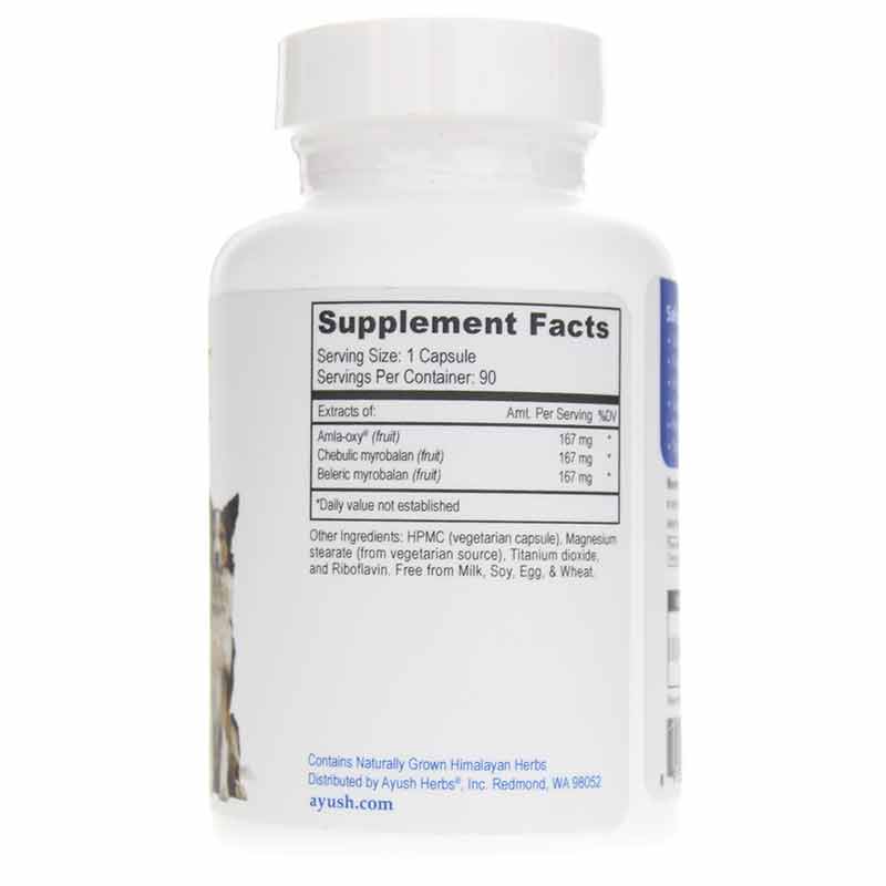 Trifal Digestive Support Capsules for Pets, by Ayush Herbs, image #2