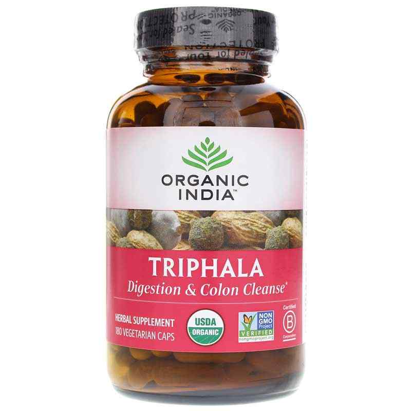 Triphala Certified Organic, 180 Veg Capsules, by Organic India
