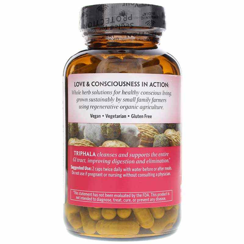 Triphala Certified Organic, 180 Veg Capsules, by Organic India, image #3