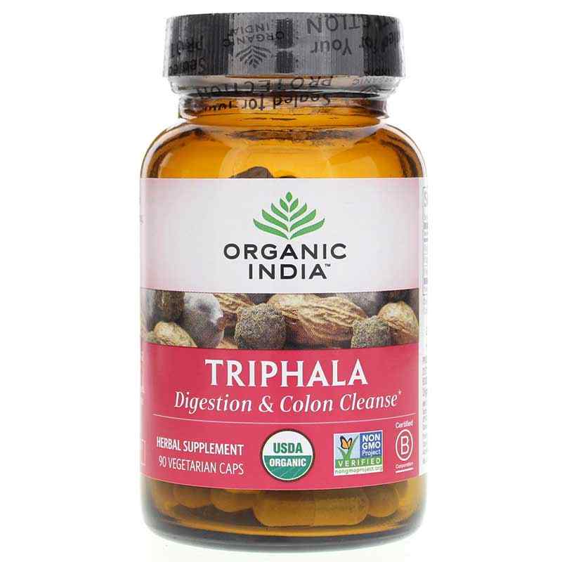 Triphala Certified Organic, 90 Veg Capsules, by Organic India