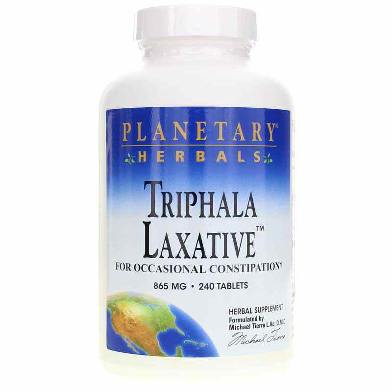 Triphala Laxative 865 Mg Tablets, 240 Tablets, by Planetary Herbals