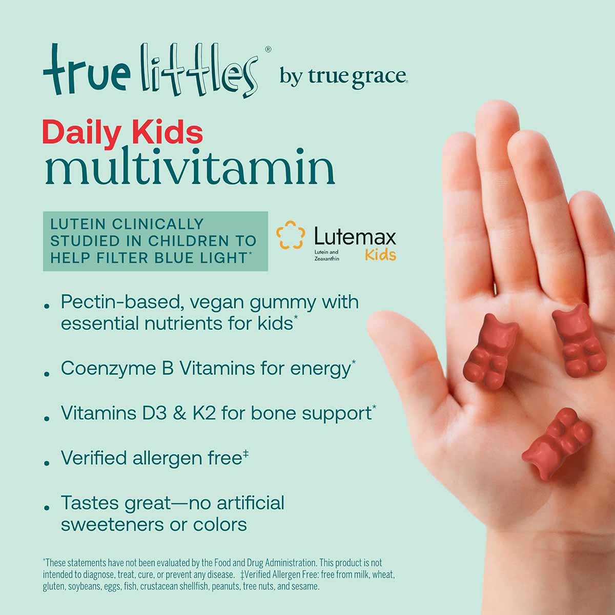 True Littles Daily Kids Multivitamin, by True Grace