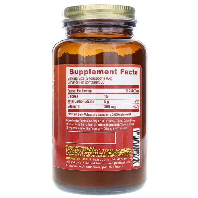 Truly Natural Vitamin C, 6.35 Oz, by Healthforce Superfoods, image #2