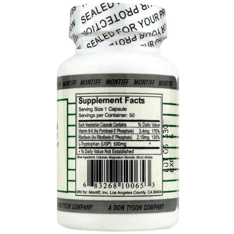 Trypto-Plus 500 Mg, 50 Capsules, by Montiff, image #2