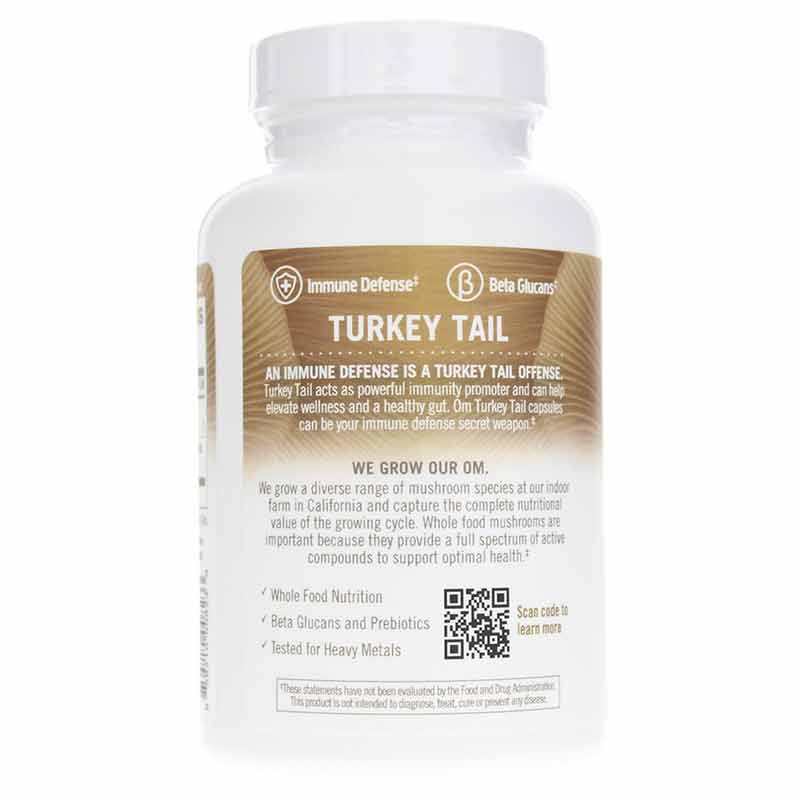 Turkey Tail Capsules, 90 Capsules, by Om Mushroom, image #3