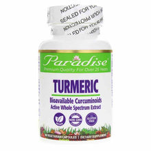 Turmeric Bioavailable Curcuminoids, 60 Veg Capsules, by Paradise Herbs