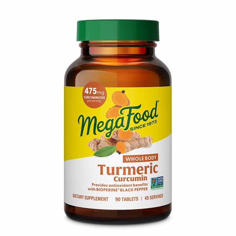 Turmeric Curcumin Extra Strength, 90 Tablets, by Megafood