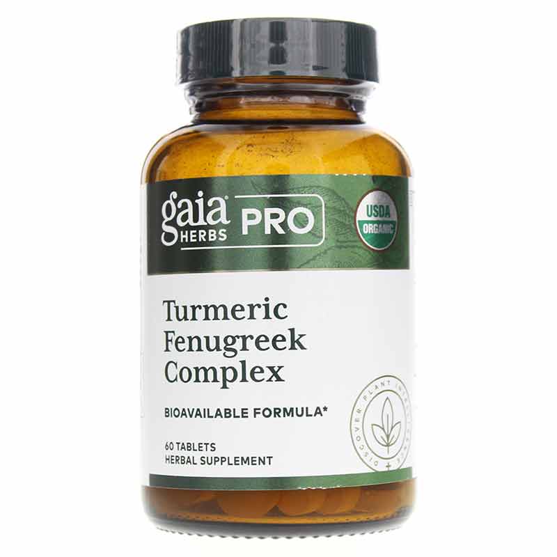 Turmeric Fenugreek Complex, 60 Tablets, by Gaia Professional Solutions