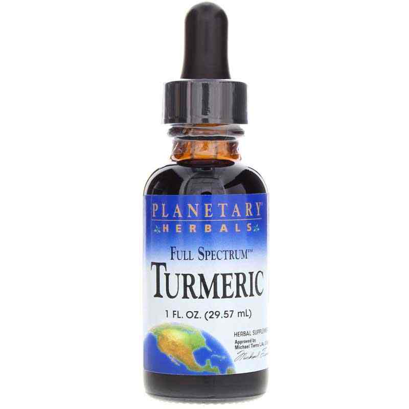 Turmeric Liquid Full Spectrum, PLH, 1 Oz, by Planetary Herbals
