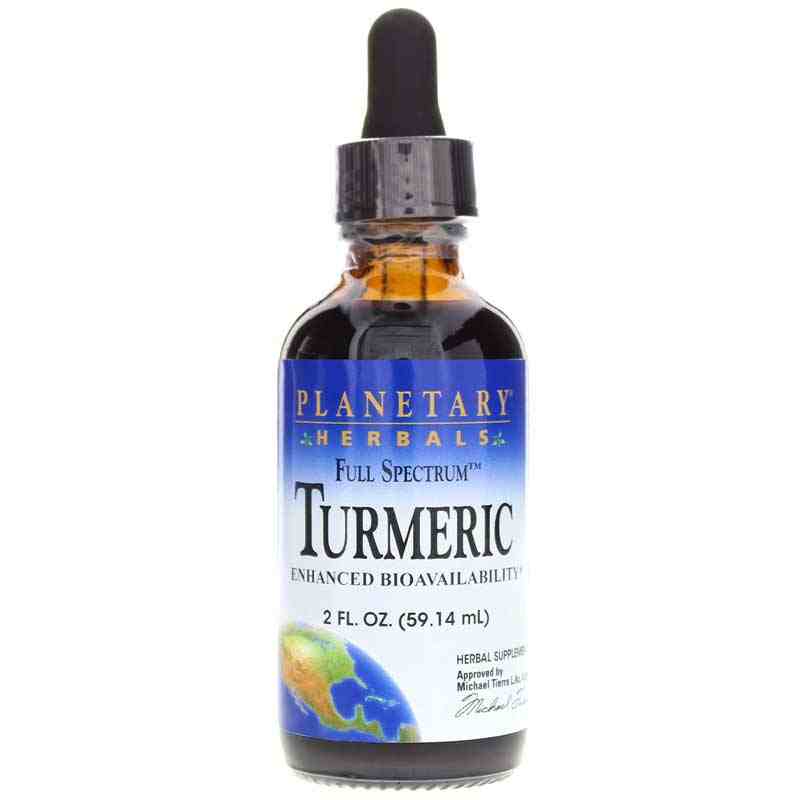 Turmeric Liquid Full Spectrum, PLH, 2 Oz, by Planetary Herbals