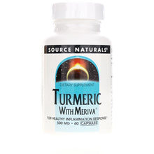 Turmeric with Meriva 500 Mg, 60 Capsules, by Source Naturals