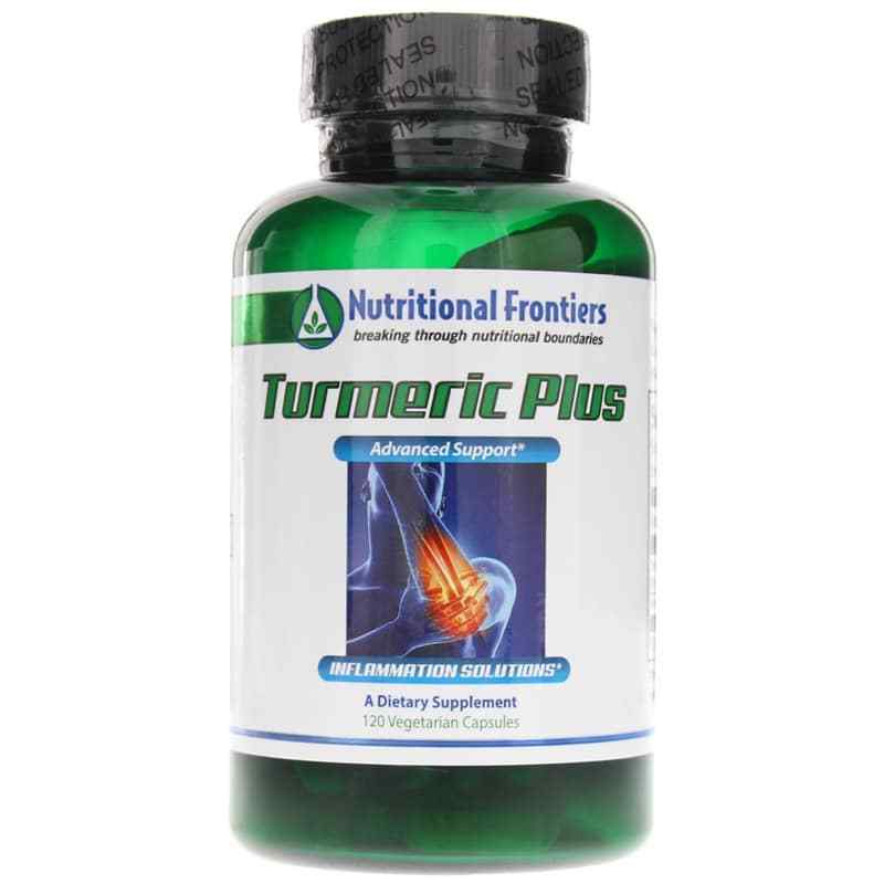 Turmeric Plus, 120 Veg Capsules, by Nutritional Frontiers