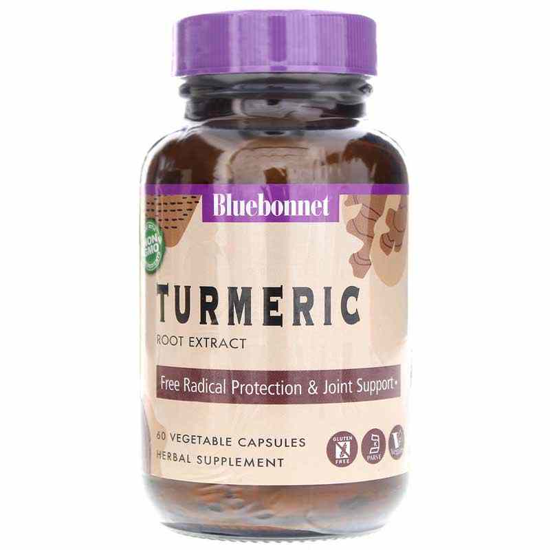 Turmeric Root Extract, 60 Veg Capsules, by Bluebonnet