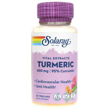 Turmeric Root Extract, 30 Veg Capsules, by Solaray