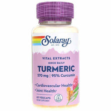 Turmeric Root Extract, 60 Veg Capsules, by Solaray