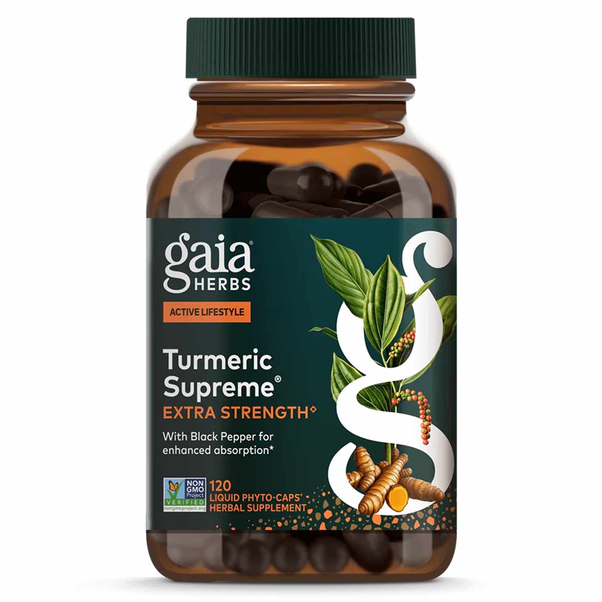 Turmeric Supreme Extra Strength, by Gaia Herbs