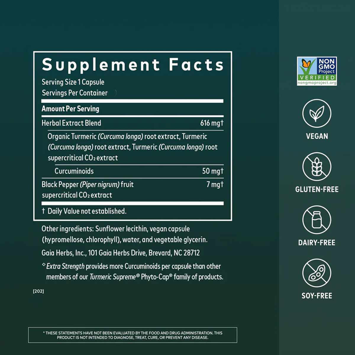 Turmeric Supreme Extra Strength, by Gaia Herbs