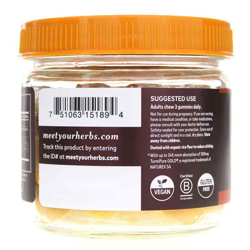 Turmeric Supreme Extra Strength Gummies, 60 Gummies, by Gaia Herbs, image #3