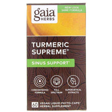 Turmeric Supreme Sinus Support, by Gaia Herbs