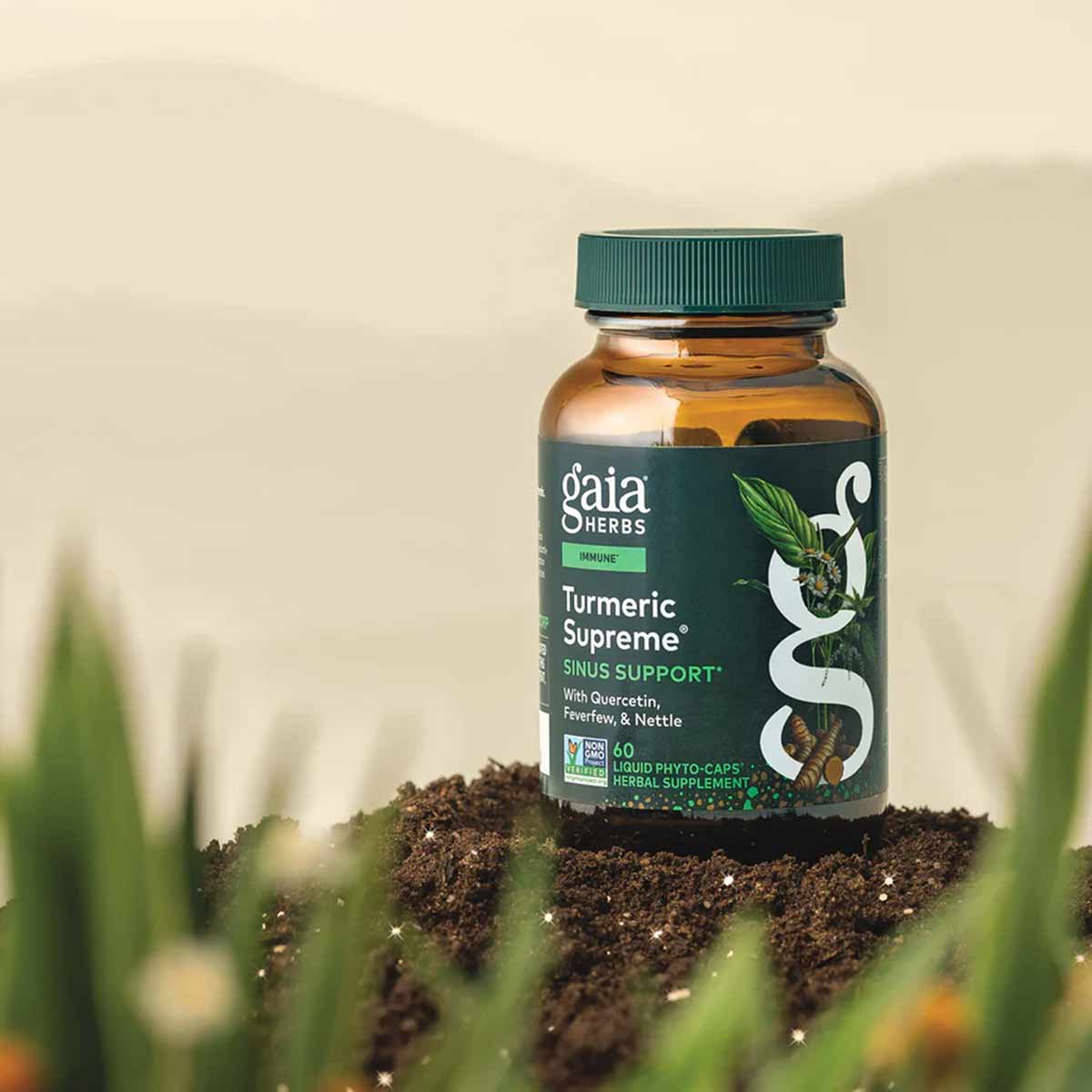 Turmeric Supreme Sinus Support, by Gaia Herbs