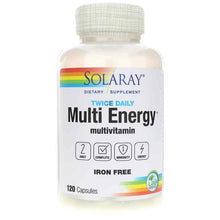 Twice Daily Multi-Vita-Min Iron-Free, 120 Capsules, by Solaray