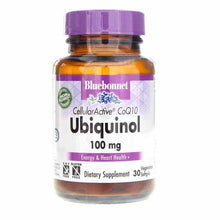 Ubiquinol 100 Mg, 30 Veg Softgels, by Bluebonnet