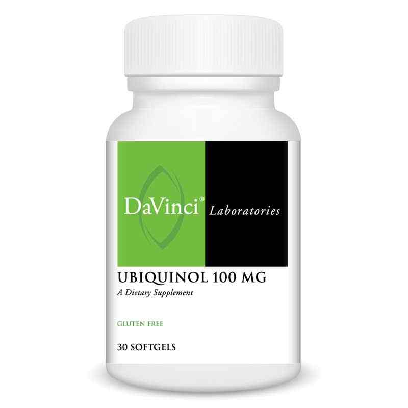 Ubiquinol 100 Mg, 30 Softgels, by DaVinci Labs