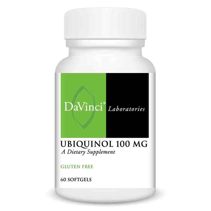 Ubiquinol 100 Mg, 60 Softgels, by DaVinci Labs