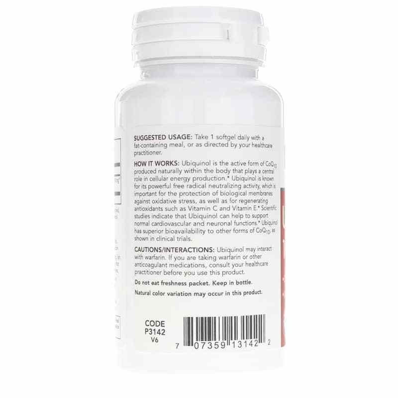 Ubiquinol 100 Mg, by Protocol For Life Balance, image #3
