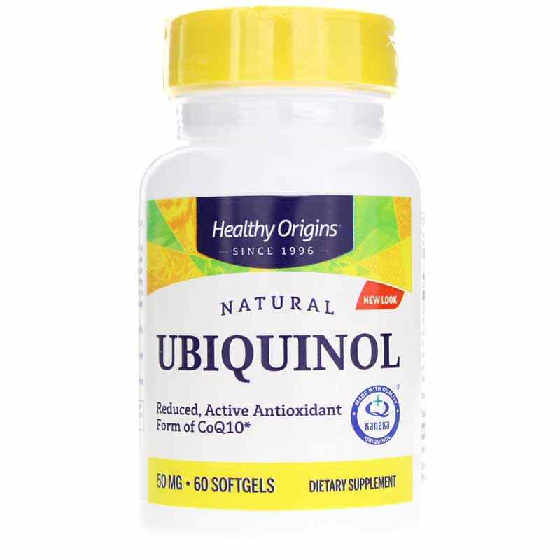 Ubiquinol 50 Mg, 60 Softgels, by Healthy Origins