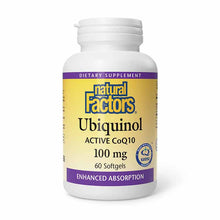 Ubiquinol Active CoQ10 100 Mg, by Natural Factors