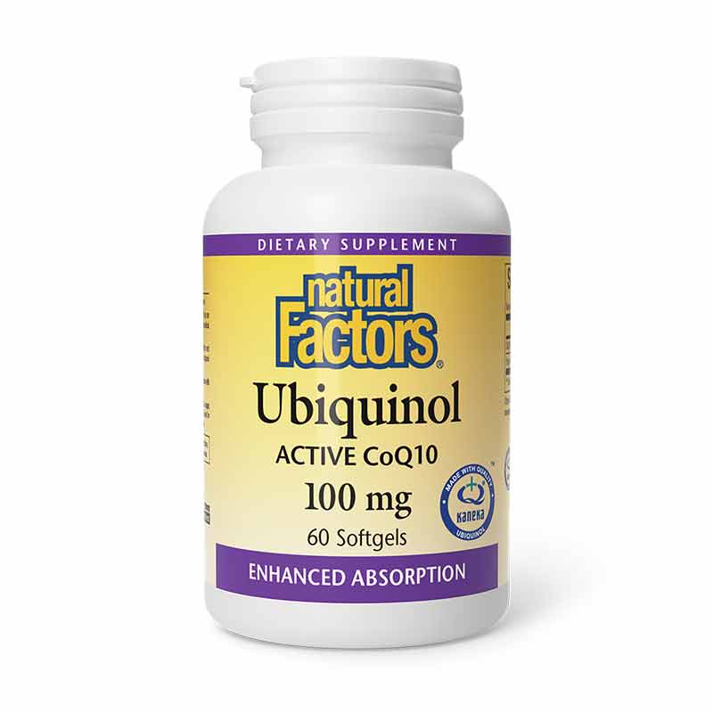 Ubiquinol Active CoQ10 100 Mg, by Natural Factors