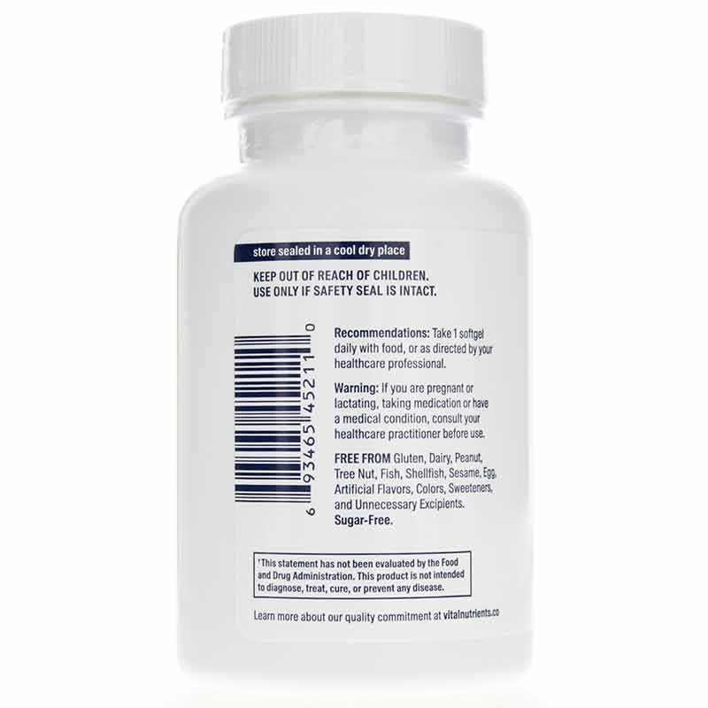 Ubiquinol CoQ10 100 Mg, by Vital Nutrients, image #3