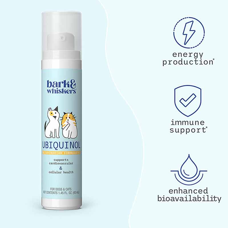Ubiquinol Liquid Pump for Cats & Dogs, by Bark & Whiskers, image #3