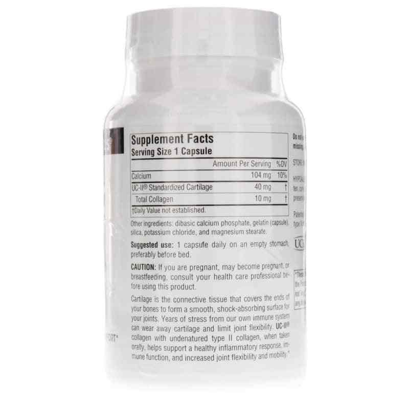 UC-II Undenatured Type II Collagen 40 Mg, 120 Capsules, by Source Naturals, image #2