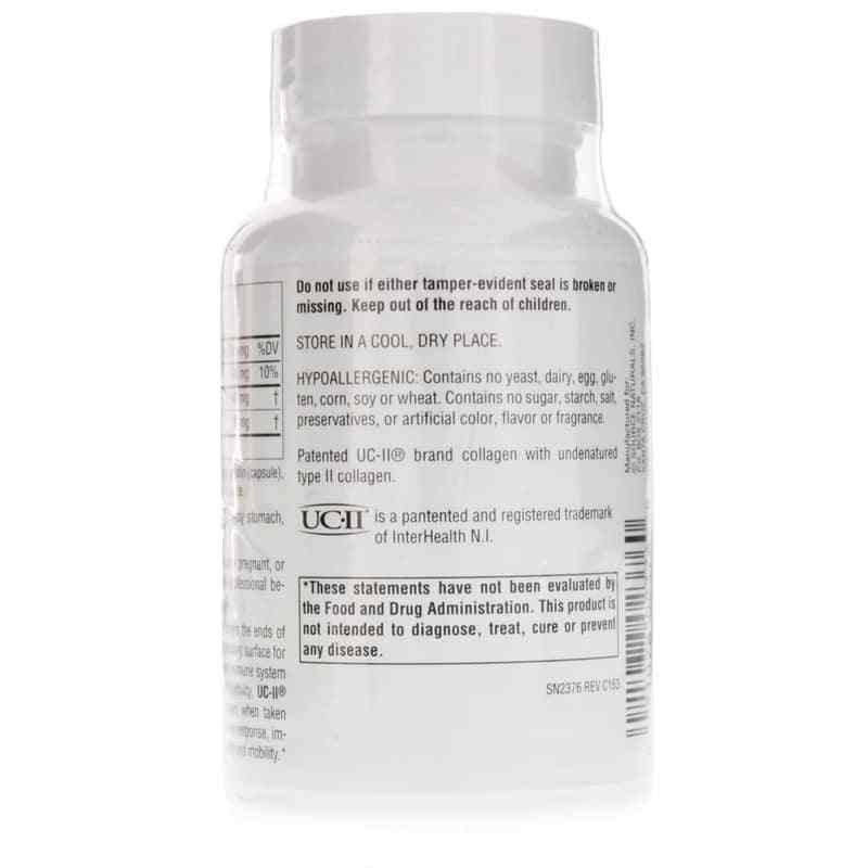 UC-II Undenatured Type II Collagen 40 Mg, 120 Capsules, by Source Naturals, image #3