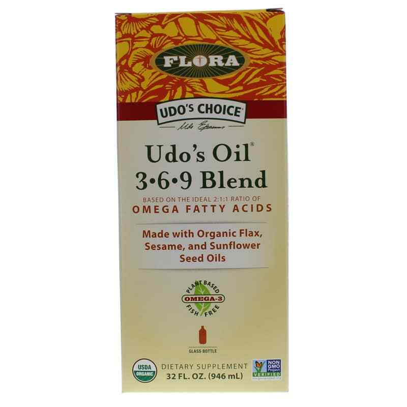 Udo's Oil 3-6-9 Blend, 32 Oz, by Flora