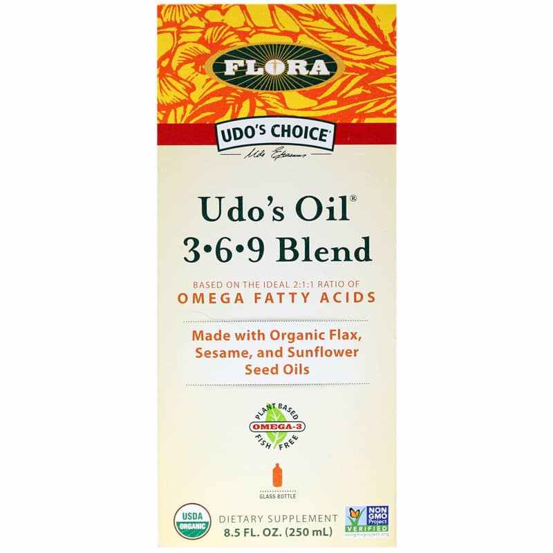 Udo's Oil 3-6-9 Blend, 8.5 Oz, by Flora