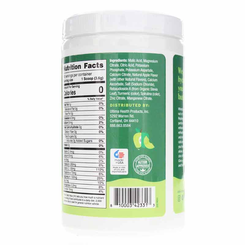 Ultima Replenisher Electrolyte Drink Mix, Appletini, 90 Servings, by Ultima Health Products, image #3