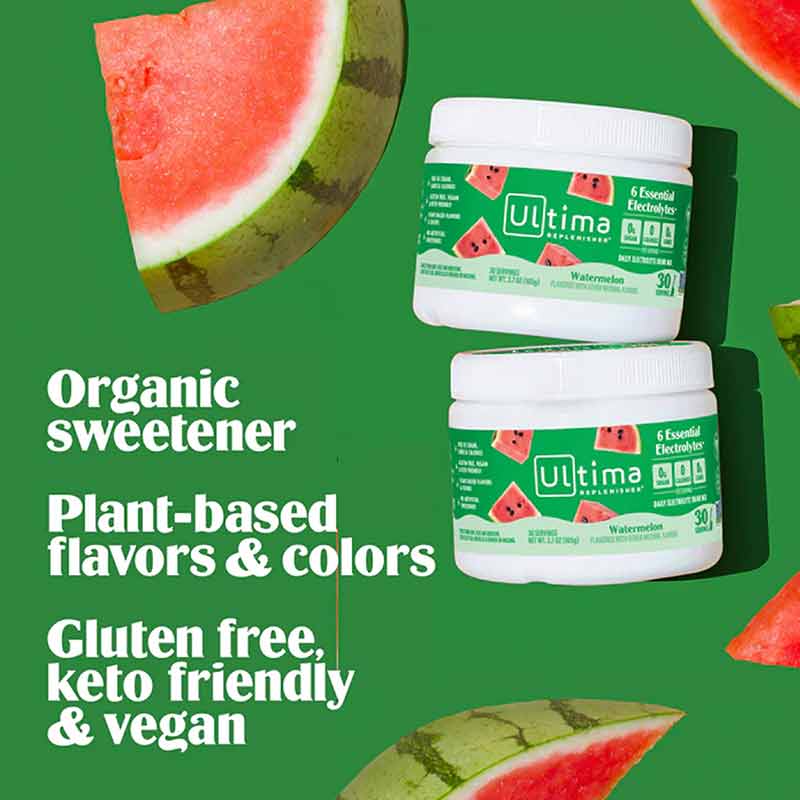 Ultima Replenisher Electrolyte Drink Mix, Watermelon, 30 Servings, by Ultima Health Products, image #2