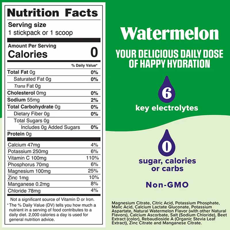 Ultima Replenisher Electrolyte Drink Mix, Watermelon, 90 Servings, by Ultima Health Products, image #3