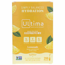 Ultima Replenisher Electrolyte Drink Mix Packets, Lemonade, 20 Packets, by Ultima Health Products