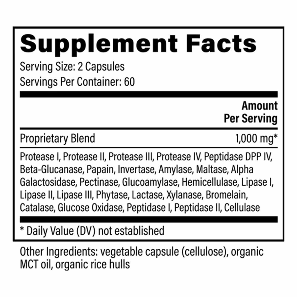Ultimate Enzymes, 120 Capsules, by Global Healing