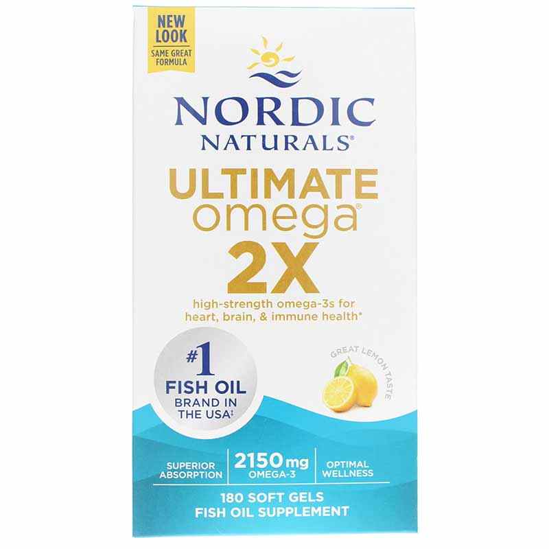 Ultimate Omega 2X, 180 Softgels, by Nordic Naturals